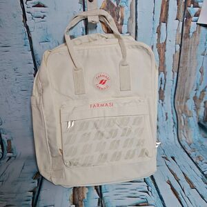 NEW Farmasi Mini Backpack Cream Cosmetic Bag Travel Makeup Bag Small Backpack